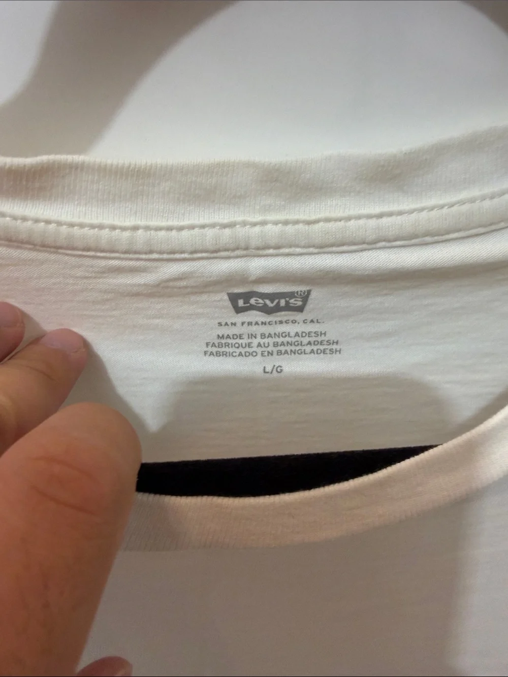 Levi's White Tee with Colorful Bird Graphic